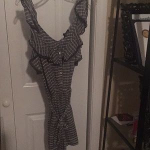 Dark Navy Striped Sleeveless Shirt